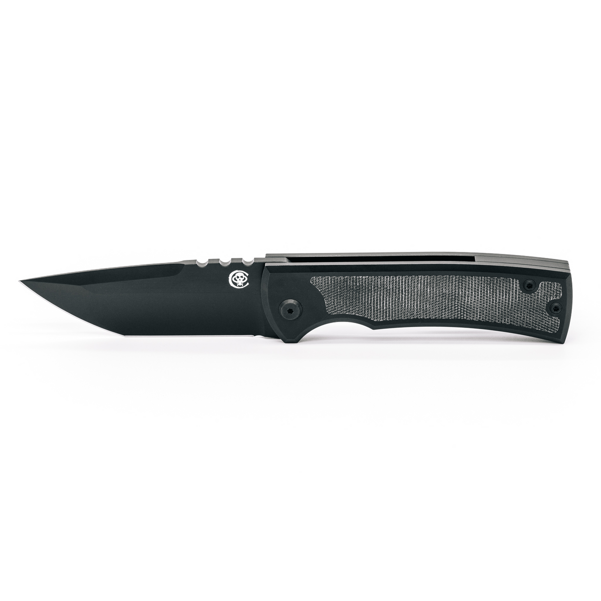 229 Redencion Kickstop Tanto - Small Black Micarta – CHAVES 