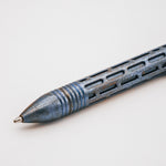 Chaves Knives Clicker Pen - Spice Blue - Crosshatch
