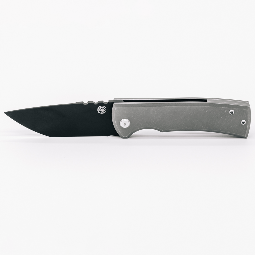 229 Redencion Kickstop Chisel - SW Ti – CHAVES KNIVES 229 Redencion Kickstop Chisel - SW Ti – CHAVES KNIVES